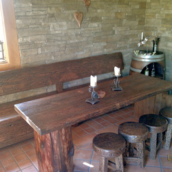 Bougeoirs en fer forg�