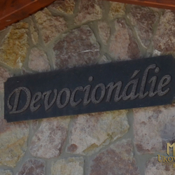 Inscription forg�e - objets liturgiques