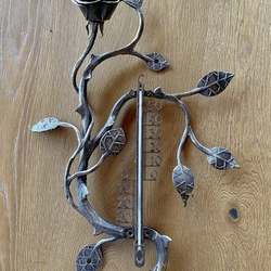 Thermomètre mural pour l'ext�rieur en forme de rose - cadeau de luxe