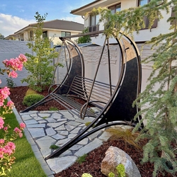 Balan�oire de jardin en fer forg� avec garantie de qualit�